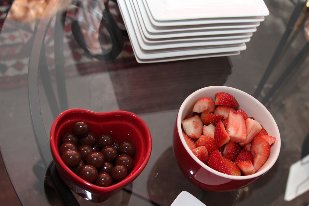 choclate and strawberries